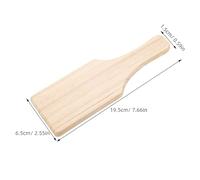 SMASOLO 4 Pièces Set de Palettes Bois pour Argile Outil de Poterie Ergonomique Léger et Portable pour Modelage Céramique DIY Clapper Bois pour Studio et Atelier