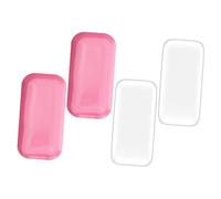 SMASOLO 4 pièces Silicone Eyelash Extension Pads Reusable Static Sticker Makeup Tool For Salon And Personal Use