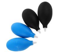 SMASOLO 4 pièces Souffleur de Poussière Réutilisable Poire Soufflante Antistatique Compacte pour Nettoyage Capteur Appareil Photo Clavier Ordinateur et Équipement Électronique