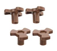 SMASOLO 4 pièces Support Plateau Tournant Micro-ondes Coupleur Solide pour Plaque Pivotante Rechange Résistant Support de Guide pour Four à Micro-ondes