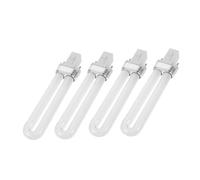 SMASOLO 4 pièces Tube de Remplacement pour Lampe UV Ongles U-forme pour Manucure Gel Curing et Rapide Compatible avec Salon et Usage Portable