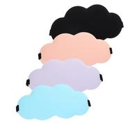 SMASOLO 4 pièces Yeux Dormir Léger et Lot de Colorées Cache Oeil Confortable et Ajustable pour Sommeil Profond et Récupération