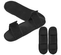 SMASOLO 4 Protections D'épaules Amovibles pour Paquet à Dos, Coussinets Rembourrés en Nylon Noir, Légers et Respirants, Coussinets de Décompression pour Bretelles, Accessoires Tactiques
