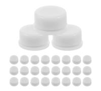 SMASOLO 45 Roulements à Billes pour Moulin à Vent de Jardin, Paliers D’arbre D’éolienne Artisanale, Accessoires Rotatifs Blancs Capuchon Élargi, Kit 45 Pièces pour Réparation et Création