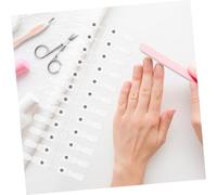SMASOLO 48 Pièces Magnetic Nail Color Display Card For Practice And Training Easy Detachment Nail Art Tips True Color Representation For Beginners And Diy Manicure