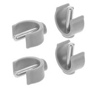 SMASOLO 4pièces Lot De Clips Pour Béquilles Et Cannes Accessoires Forme c Solides Plastique Gris Fixation Sécurisée Pour Supports De Marche Goupilles Polyvalents