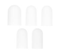 SMASOLO 5 pièces Protège-doigts Silicone Capuchons Flexibles et Respirants Protection Antidérapante et Isolante pour Pouce et Doigts Confortable et Élastique Usage Quotidien et Partage