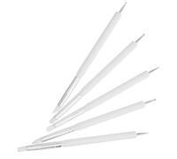 SMASOLO 5 pièces Set de Stylos Silicone pour Sculpture Argile Outils Gravure Double-pointes pour Poterie et Modelage Embossage et Création de Textures Accessoires Artisanaux Polyvalents