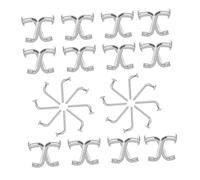 SMASOLO 50 pièces Goupilles de Sécurité pour Rayonnage Industriel Clips de Verrouillage Robustes à Rivet et Angle Droit Accessoires Résistants pour Étagères de Stockage Palettes