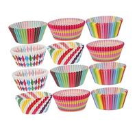 SMASOLO 500 pièces Caissettes Papier Cupcakes Arc Ciel Moules Antiadhésifs pour Muffins et Gâteaux Liners de Cuisson Colorés pour Anniversaire et Mariages