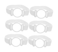 SMASOLO 6 Pièces Bandes Élastiques de Moxibustion Résistantes à Usure Fixateurs pour Genoux Jambes et Bras Lot pour Accessoires de Moxibustion Durables et Réutilisables