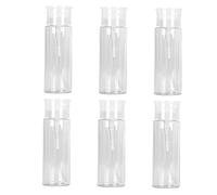 SMASOLO 6 pièces Bouteilles Pressées pour Démaquillant Transparent Distributeur Cosmétique Portable Flacon Doseur Évaporation pour Coton et Lingette Kit pour Voyage et Usage