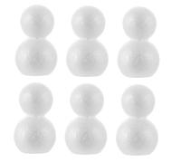 SMASOLO 6 Pièces Kit de Boules Bonhomme Peindre pour Garçon Fille Matériel DIY Créatif de Noël Bricolage Parent Garçon Fille Activité Manuelle