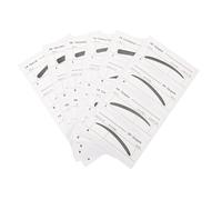 SMASOLO 6 pièces Kit Sourcils Pochoir Jetable Modèles de Sourcils Différents Accessoires Maquillage Pratiques Débutantes