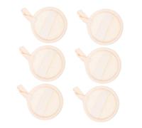 SMASOLO 6 Pièces Loofah Facial Scrubber Naturel Épurateur Peau Visage Doux et Absorbant Tampon Exfoliant Visage Corps pour Nettoyage Profond Démaquillant Compact et pour Spa et Voyage