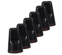 SMASOLO 6 Pièces Lot de Bouchons Verseurs Réutilisables Universels avec Couvercle Protecteur Poussière pour Bouteilles de Vin Versement et Conservation
