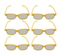SMASOLO 6 pièces Lot de Lunettes Garçon Fille Légères Plastique pour Films et Jeux Expérience Immersive et Confort pour Visionnage Familial