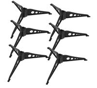 SMASOLO 6 Pièces Support Sapin Noël Plastique Vert Noirâtre Base Sapin Noël Artificiel Pratique pour Fixation Stable Accessoire DIY Décoration Festive Robuste