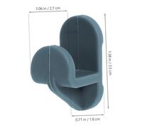 SMASOLO 8 pièces Clips Étagère Congélateur Support Robuste sans Perçage pour Rangement Frigo et Balconnet Pinces Compatibles Réfrigérateurs Domestiques