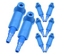 SMASOLO 8 Pièces Connecteurs Liquide Frein Accessoires Changement Huile pour Véhicules Polyvalents Solide Sécurisés Outil Réparation Automobile Professionnel