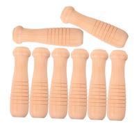 SMASOLO 8 Pièces Manche pour Spatule et Louche Poignée de Remplacement Résistante Chaleur pour Ustensiles de Cuisine Wok Poêles et Outils de Jardin