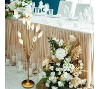 SMASOLO Abat-Jour en Plastique de Rechange G4 Forme de Bouton de Lotus Cache-Lampe Décoratif Petit pour Lampadaire Diffusion Lumineuse Optimale pour Décoration de Mariage et Intérieur