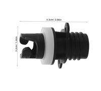 SMASOLO Adaptateur Pompe Gonflable 2 Pièces Connecteur Étanche pour Kayaks et Radeaux - Accessoire de Gonflage Fiable pour Activités Nautiques