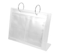 SMASOLO Album de Rangement Autocollants Nail Art Support Acrylique Transparent Organiseur Portable pour Stickers Ongles 68 Pochettes pour Collection et Usage Quotidien