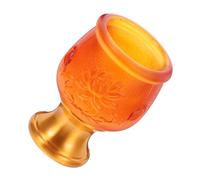 SMASOLO Alliage Cup Goblet pour Offrandes Facile à Nettoyer Petit Rituel Polyvalent pour Cérémonies Bouddhistes et Temple Tibétain