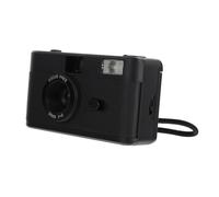 SMASOLO Appareil Photo Argentique Réutilisable 35 Mm Flash Intégré pour Amateurs de Photographie Vintage Design Rétro Noir Plastique Abs pour Prise de Vue Extérieur et Intérieur