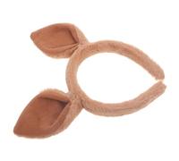 SMASOLO Bandeau Animal Oreilles de Kangourou Taille Unique Souple et Léger Accessoires pour Cheveux Femmes et Filles Fête Carnaval Déguisement Couleur Brun Foncé