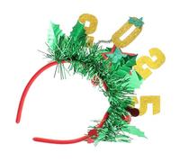 SMASOLO Bandeau Paillettes Étoiles pour Noël et Nouvel An Accessoire Festif Rayé pour Fête Hiver et Cosplay Serre-tête Thématique Célébration