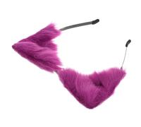 SMASOLO Bandeau Pour Fille Oreilles De Chat Moelleux Violet Taille Unique Accessoire De Costume Cosplay Fête Cheveux Fête Familiale