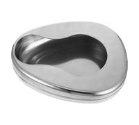 SMASOLO Bassin de Lit en Acier Inoxydable Portable pour Adulte, Urinoir Robuste sans Couvercle, pour Patients Alités et Soins Nocturnes à Domicile Établissement