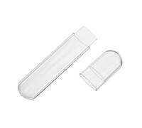 SMASOLO boîte à Pinces Tube de Pince à épiler Porte-Pince à Cils Petit Tube Organisateur de pincettes Cas d'organisation casier de Rangement Tube en Plastique Transparent Perle Tubulaire