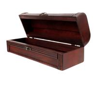 SMASOLO Boîte à Vintage avec Couvercle Coffret Cadeau Rétro pour Bouteille de Boîte de Rangement pour Anniversaire et Fête de Pendaison de Crémaillère