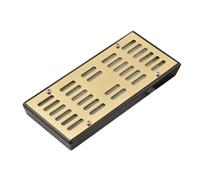 SMASOLO Boîte D'humidification Compacte pour Cigares Dorée Régulateur D'humidité Précis Insert pour Humidificateur à Cigares Conservation Voyage