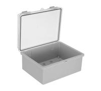 SMASOLO Boîte Jonction Électrique Étanche Plastique Protection Antidébordement et Antipoussière pour Alimentation Extérieure Coffret avec Coque Articulée et Plaques de Montage Boîtier