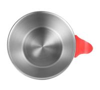 SMASOLO Bol à Mélanger Inox avec Anse Bol Multi Usage pour Œufs Salade et Pâte Surface Lisse sans Bavures Facile à Nettoyer Adapté Cuisine Maison et Professionnelle