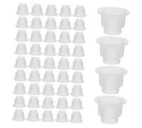 SMASOLO Bouchons De Bouteille D'aromathérapie 200 Pièces : Bouchon Rond Transparent - capuchon De Remplacement Pour Et Huiles Essentielles - compatible Avec Les Flacons