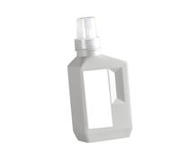 SMASOLO Bouteille de Stockage pour Lotion et Lessive Grand Format Rechargeable Récipient et Pratique pour Gel Savon Liquide et Assouplissant Gris