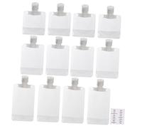 SMASOLO Bouteilles De Voyage Cosmétiques 12 Pièces 30ml/50ml/100ml Ensemble De Distribution Portable Pour Soins Visage Et Corps Étiquettes Autocollantes Voyage