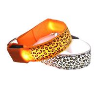 SMASOLO Brassard Lumineux LED Réglable 14 Pouces pour Jogging et Randonnée Bracelet Sécurité Fluorescent Pile Intégrée pour Activités Extérieures