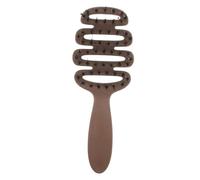 SMASOLO Brosse à Plastique à Couronne Poils de Sanglier Doux pour Massage pour Raides Bouclés Longs et Courts