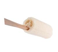 SMASOLO Brosse de Bain Bois avec Long Manche Luffa Naturel Éponge Exfoliante pour Corps Bois Brut pour Peau Sèche et Grasse Éponge Lavante