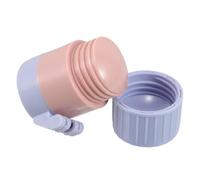 SMASOLO Broyeur à Comprimés Multifonctionnel Portable en PP Violet Séparateur Intégré Boîte Compacte pour Couper et Moudre les Pilules Accessoire Pratique pour Usage Quotidien et Voyage