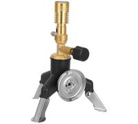 SMASOLO Brûleur Bunsen de Laboratoire en Laiton Multifonction, Portable et Léger, Tête de Brûleur à Gaz Pratique pour Usage Scolaire et Extérieur, Équipement de Chauffage Scientifique
