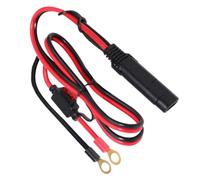 SMASOLO Câble D'extension Sae vers Connecteur Anneau Cosse, Câble Adaptateur Batterie 12v, Résistant Haute Température, Raccordement Rapide pour Mainteneur et Chargeur Voiture, Accessoire