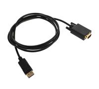 SMASOLO Câble Displayport vers Vga Adaptateur Vidéo HD Mâle à Mâle pour Moniteur PC Projecteur Connecteur Stable et Compact