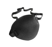 SMASOLO Cache-œil Pour Amblyopie Lot De 2, Éponge Haute Élasticité Noire, Bande Ajustable, Soin Yeux Adultes, Strabisme, Port Confortable, Protection Complète Lumière